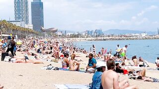 Beach BARCELONETA/Barcelona beach walk 2022????????????️Spain best beaches