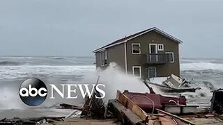 North Carolina beach house collapses into Atlantic l ABC News