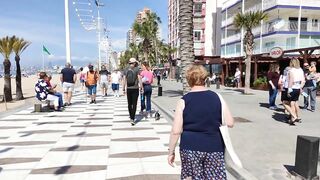 BENIDORM ???????? LEVANTE BEACH BARS MAY 2022 Costa Blanca Spain Walking Tour 4K