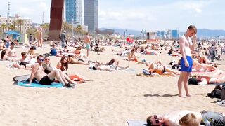 Barcelona beach walk 2022/ beach Sant Miquel ????????????️Spain best beaches