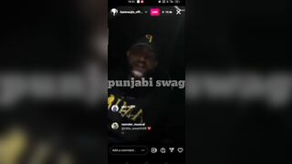 Karan aujla New instagram live today | Karan aujla live reply to sidhu moose wala | Gangsta song |