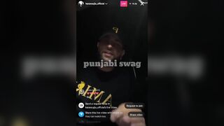 Karan aujla New instagram live today | Karan aujla live reply to sidhu moose wala | Gangsta song |