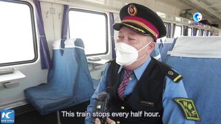 GLOBALink | Slow-speed trains facilitate people's travel in China's Xinjiang