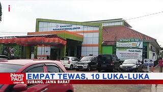 Empat Orang Tewas dalam Kecelakaan Mobil Travel di Jalur Pantura Subang #iNewsPagi 11/05