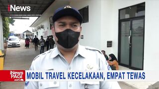 Empat Orang Tewas dalam Kecelakaan Mobil Travel di Jalur Pantura Subang #iNewsPagi 11/05