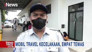 Empat Orang Tewas dalam Kecelakaan Mobil Travel di Jalur Pantura Subang #iNewsPagi 11/05