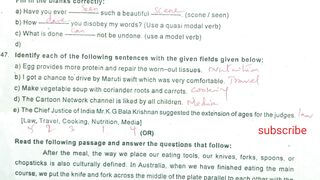 11th english public model question paper 2022 with answer