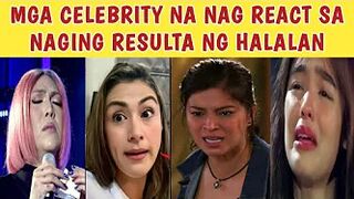 MGA CELEBRITY NA NAGREACT SA MAGING RESULTA NG HALALAN