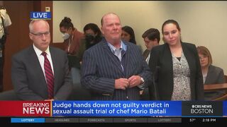 Judge finds celebrity chef Mario Batali not guilty in sexual assault trial