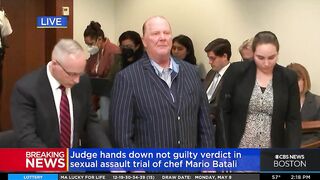 Judge finds celebrity chef Mario Batali not guilty in sexual assault trial