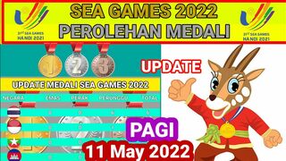 UPDATE MEDALI SEA GAMES 2022 PAGI INI - KLASEMEN SEA GAMES 2022 - PEROLEHAN MEDALI SEA GAMES 2022