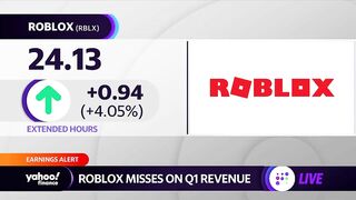 Roblox posts mixed first-quarter earnings results