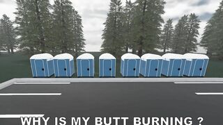 Very warm toilet seat (Roblox)