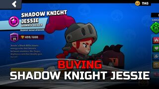 Buying Shadow Knight Jessie -skin in Brawl Stars!