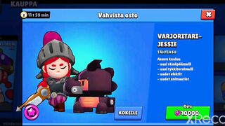 Buying Shadow Knight Jessie -skin in Brawl Stars!