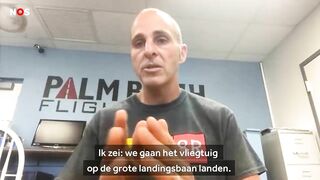 Passagier zonder ervaring landt vliegtuig