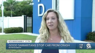 Good Samaritans help Boynton Beach driver who suffers medical episode