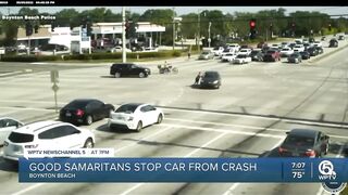 Good Samaritans help Boynton Beach driver who suffers medical episode