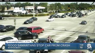 Good Samaritans help Boynton Beach driver who suffers medical episode