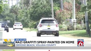 Nazi graffiti spray-painted on Ormond Beach home