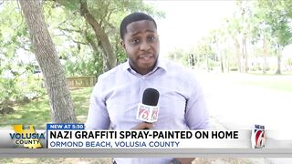 Nazi graffiti spray-painted on Ormond Beach home