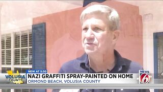 Nazi graffiti spray-painted on Ormond Beach home