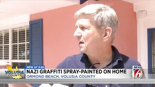 Nazi graffiti spray-painted on Ormond Beach home