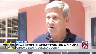 Nazi graffiti spray-painted on Ormond Beach home