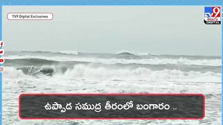 బీచ్‌లో బంగారం దొరుకుతుందట..| Gold Coming Out From Sea at Uppada Beach - TV9 Digital