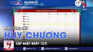 Bảng xếp hạng huy chương SEA GAMES 31 cập nhật mới nhất 12/5 - VNEWS