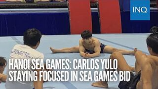 Hanoi SEA Games: Carlos Yulo staying focused in SEA Games bid