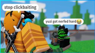 Every YUZI NERF Videos Be Like... (Roblox Bedwars)