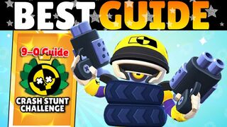 ????9-0 Guide For Crash Test Challenge Brawl Stars???? || Full info / Maps / Rewards / Best Picks !!