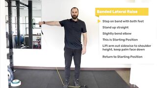 Neck & Shoulder Pain.  Best & Simple Banded Exercises & Stretches for Pain Relief Exercises