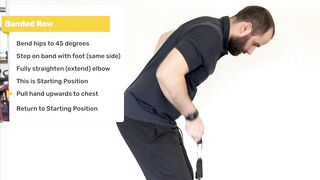 Neck & Shoulder Pain.  Best & Simple Banded Exercises & Stretches for Pain Relief Exercises