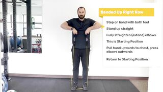 Neck & Shoulder Pain.  Best & Simple Banded Exercises & Stretches for Pain Relief Exercises