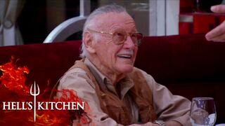 The Late Stan Lee Dines At Hell's Kitchen