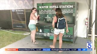 Festivalgoers in Redondo Beach should be conscious of high temps