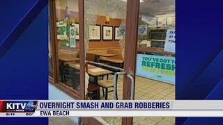 Multiple Ewa Beach shops hit by smash-and-grab burglaries