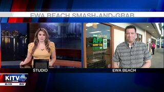 Multiple Ewa Beach shops hit by smash-and-grab burglaries