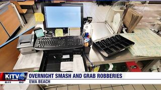 Multiple Ewa Beach shops hit by smash-and-grab burglaries