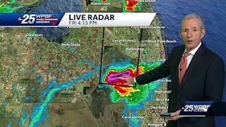 Palm Beach County under Severe Thunderstorm Warning