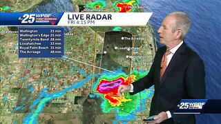 Palm Beach County under Severe Thunderstorm Warning