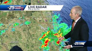 Palm Beach County under Severe Thunderstorm Warning