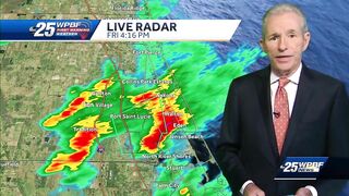 Palm Beach County under Severe Thunderstorm Warning