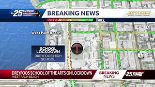 West Palm Beach high school on code red lockdown