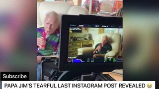 Papa Jim’s Tearful Last Instagram Video Before Death| He Knew He Was Going To Die????????