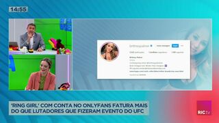 'Ring girl' com conta no Onlyfans fatura mais do que lutadores que fizeram evento do UFC