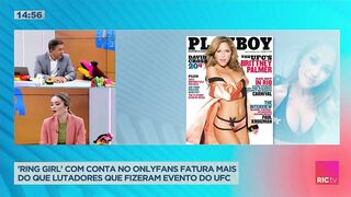 'Ring girl' com conta no Onlyfans fatura mais do que lutadores que fizeram evento do UFC