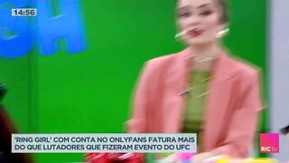 'Ring girl' com conta no Onlyfans fatura mais do que lutadores que fizeram evento do UFC